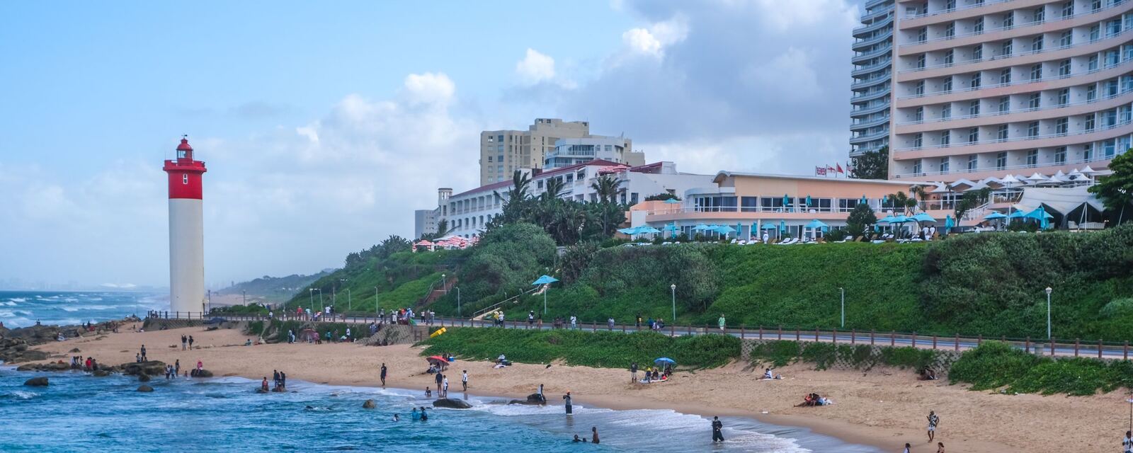 Umhlanga beach and lighthouse, Durban